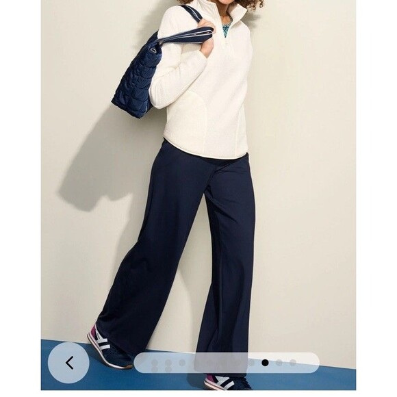 T by Talbots Out And About Pull On Active Pants L Petite Blue - Picture 2 of 11